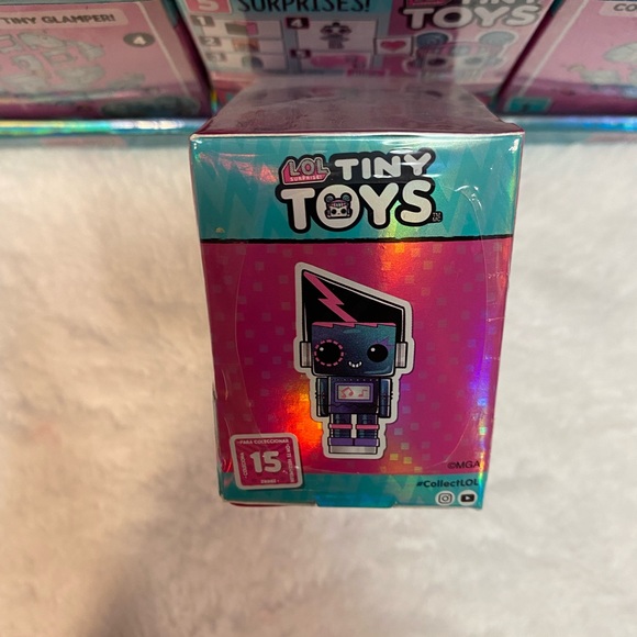 LOL Surprise Tiny Toys Series 1 - 5pk Cube Blind Box Robots Build Glamper New - Picture 4 of 11